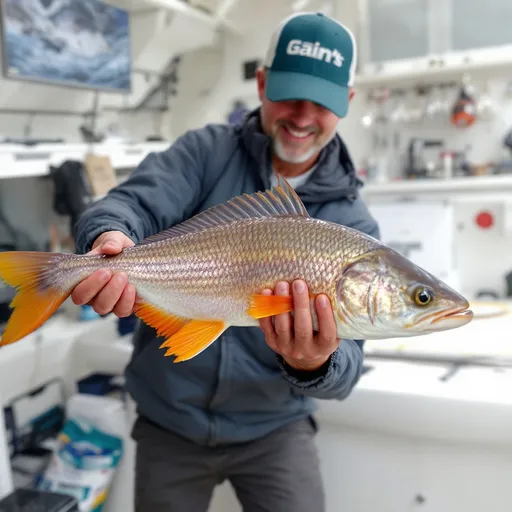 Prompt: Make a photo of a gaint fish?