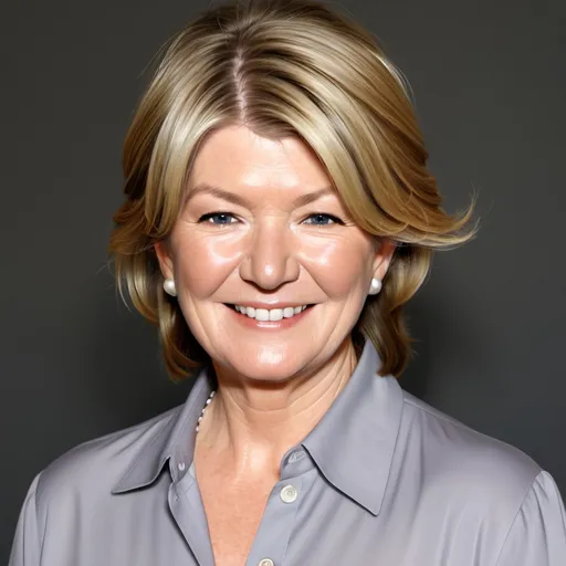 Prompt: make a photo of martha stewart