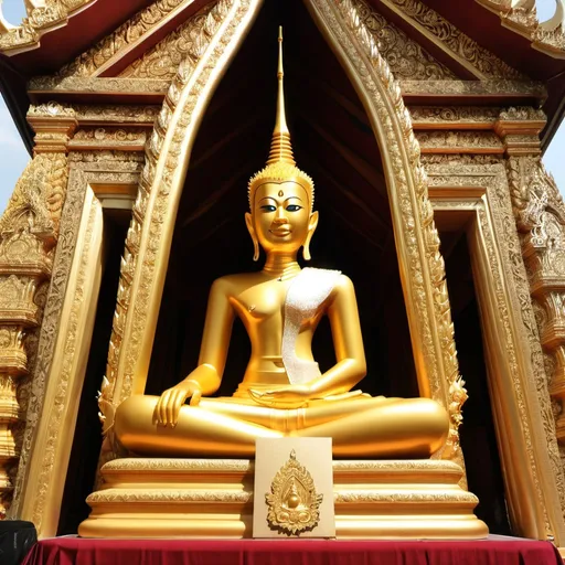 Prompt: Make a photo of a Phra Pidta?