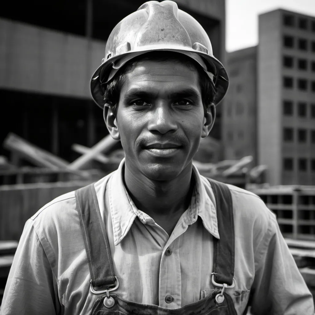 Prompt: Make a photo of a laborer?