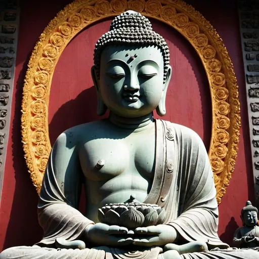 Prompt: Create a photo of the Buddah?