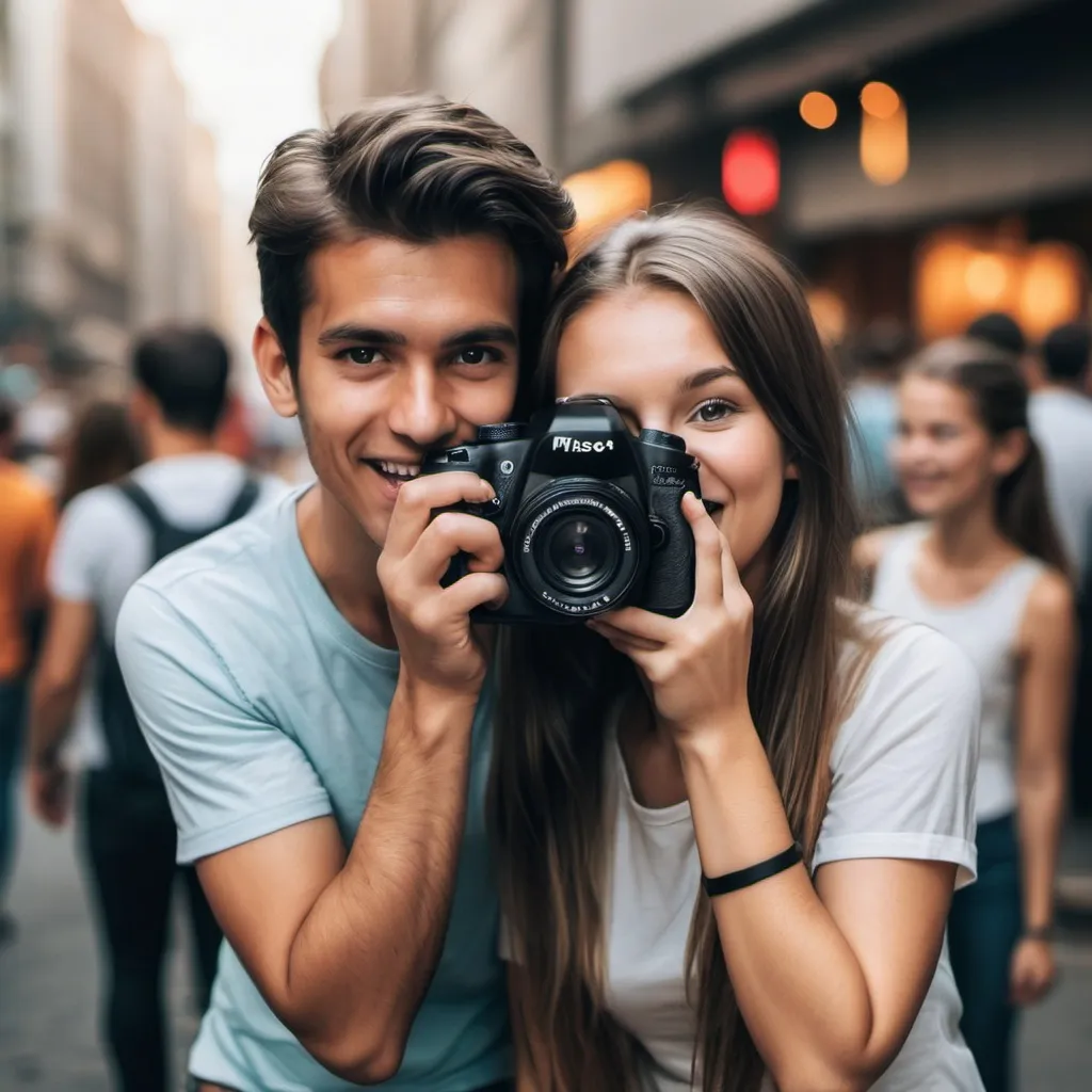 Prompt: make a photo of people