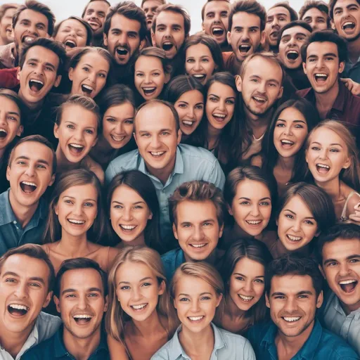 Prompt: make a photo of people