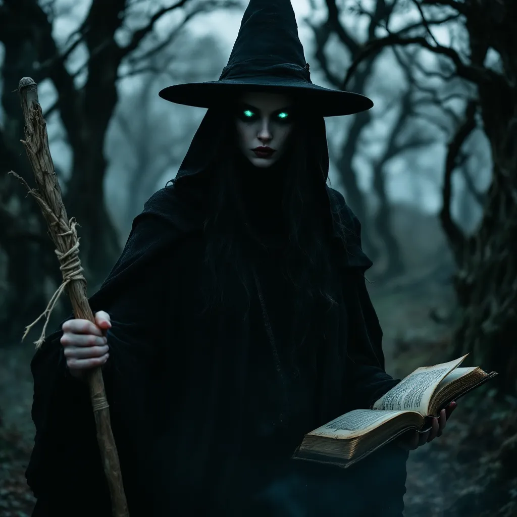 Prompt: Make a photo of a witch?