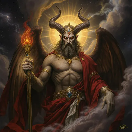 Prompt: make a photo of Lucifer?