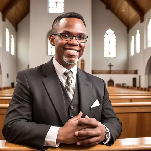 Prompt: make a photo of a pastor?