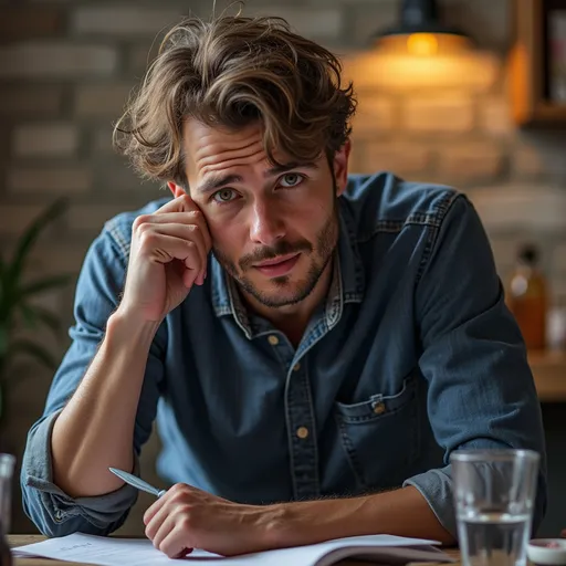 Prompt: Make a photo of a man?