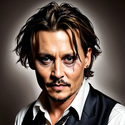 Prompt: make a photo of johnny depp