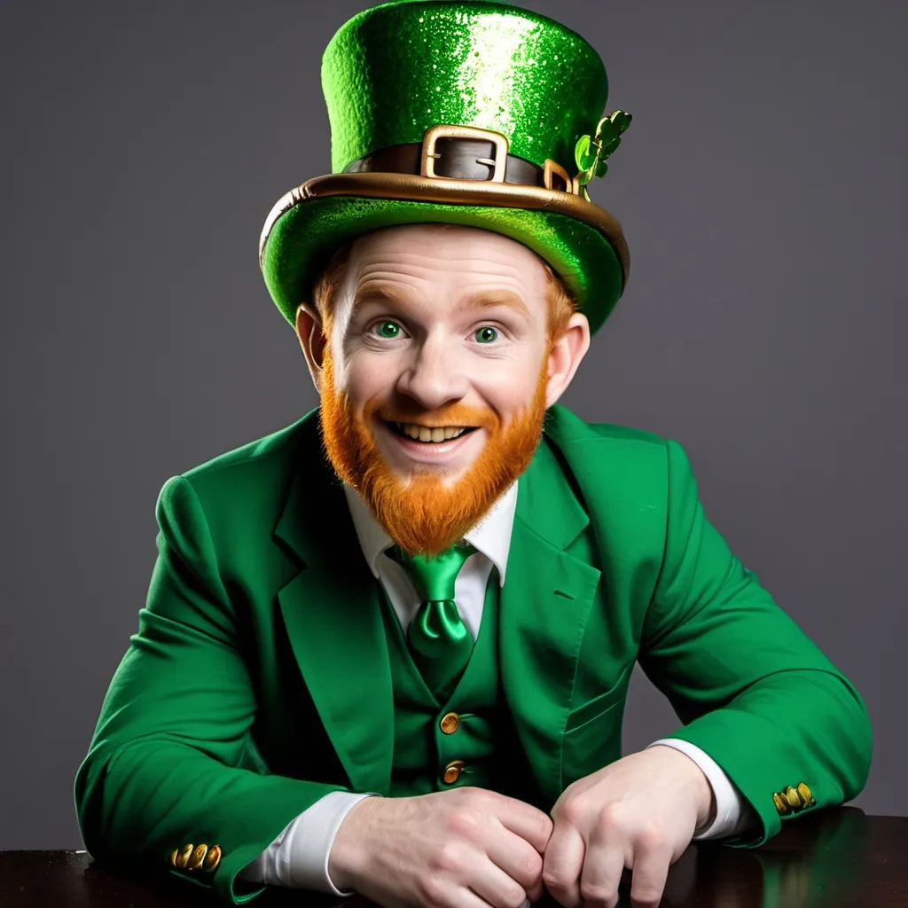 Prompt: Make a photo of a Leprechaun?