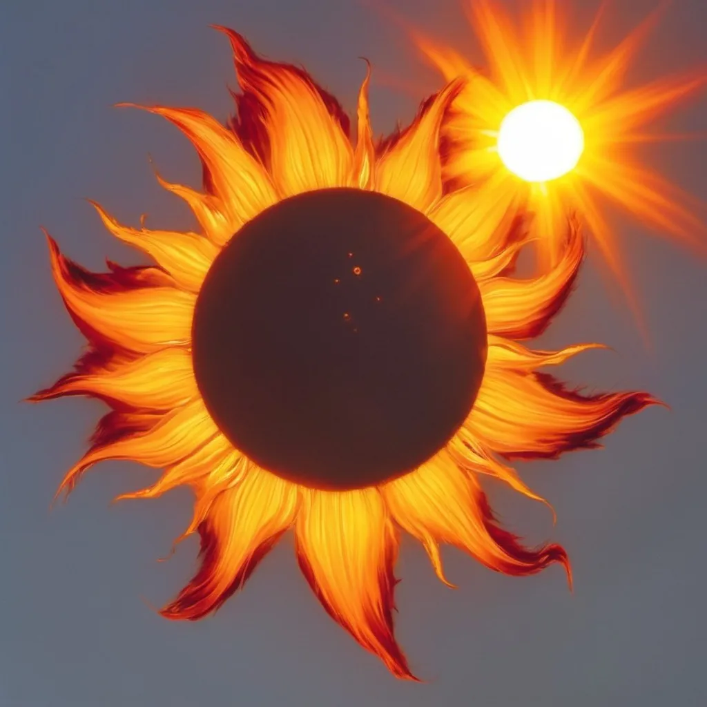 Prompt: make a photo of the sun in the sky?