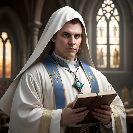 Prompt: Make a photo of a cleric?