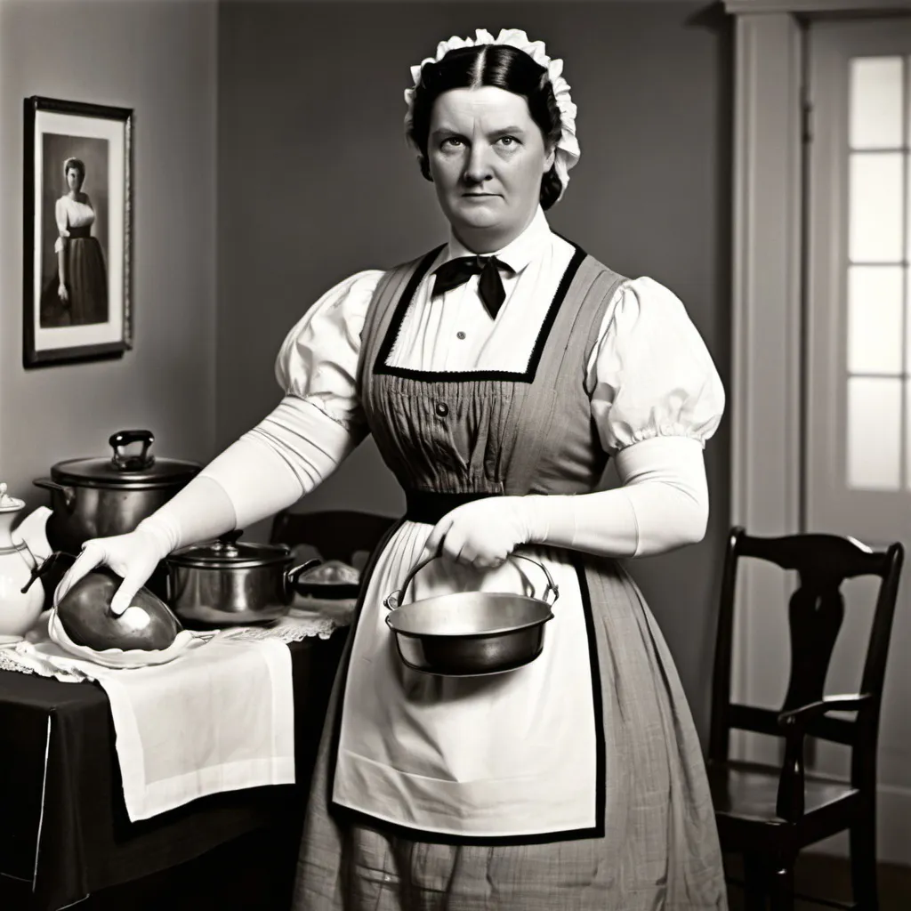 Prompt: make a photo martha sewart the famous domestic lady