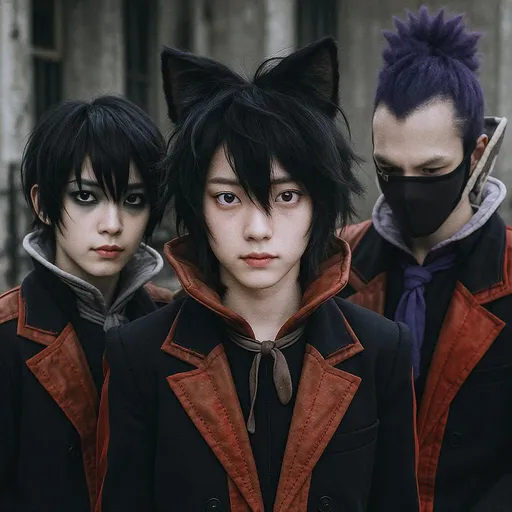 Prompt: Make a photo of Ikaru from the band yaosobi?