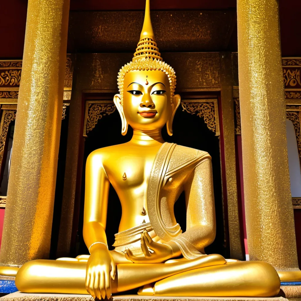 Prompt: Make a photo of a Phra Pidta?