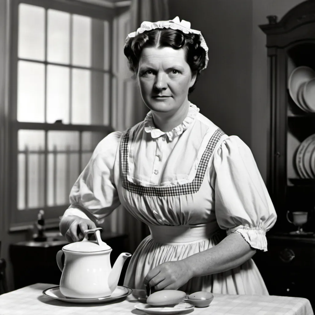 Prompt: make a photo martha sewart the famous domestic lady