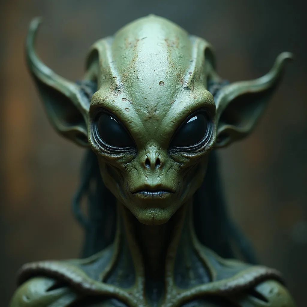 Prompt: make a photo of an Alien