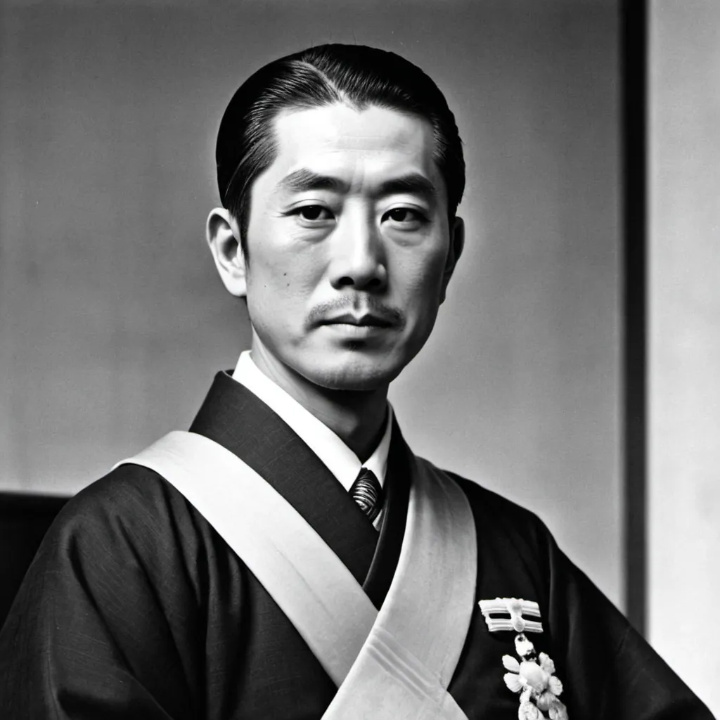 Prompt: A photo of the Japanese Emperor?