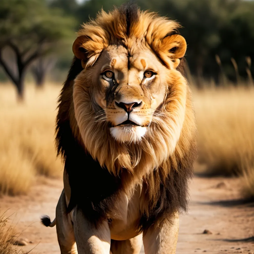 Prompt: Make a photo of a lion