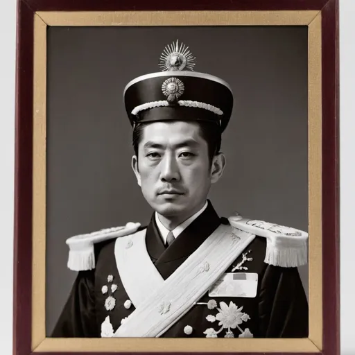 Prompt: A photo of the Japanese Emperor?