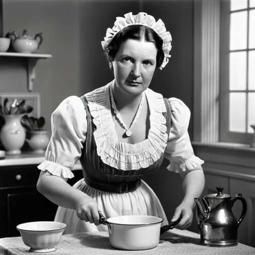 Prompt: make a photo martha sewart the famous domestic lady