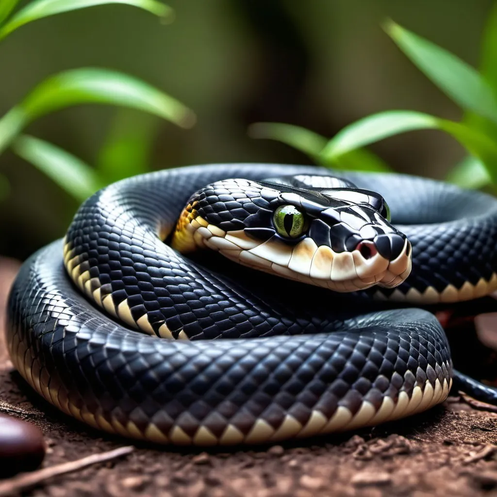 Prompt: make a photo of a snake