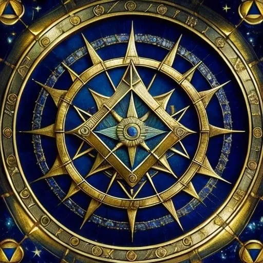 Prompt: Masonic Square and compasses, with the letter "G" visible in the center ablaze, celestial Van Gogh cosmos, swirling colors, intricate details, otherworldly splendor, detailed patterns, Bosch-inspired, planet Earth, cosmic fire, high-res, detailed, celestial, intricate, intense colors, Van Gogh, Masonic symbolism, Vivid professional, atmospheric lighting