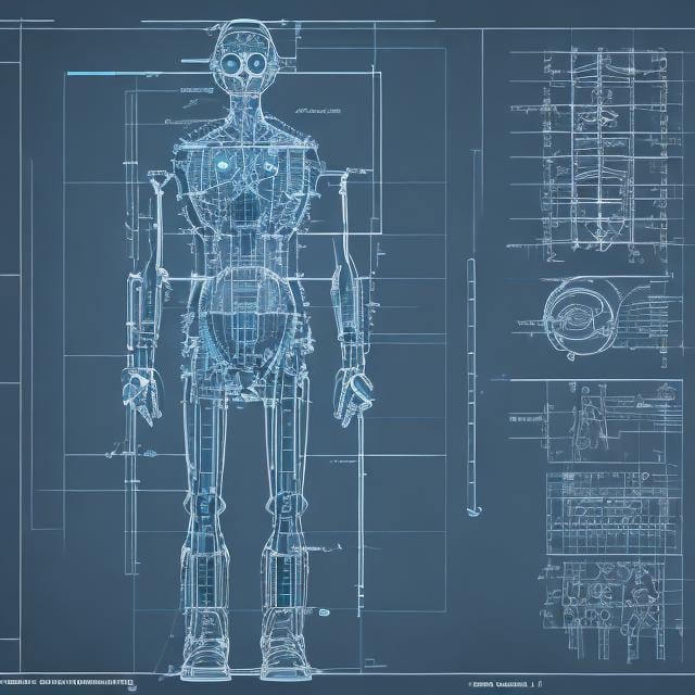 Prompt: engineering schematic, blueprint, cybernetic, neural visual interface, metal box, implant, eyepatch, that attaches over one eye, no faces