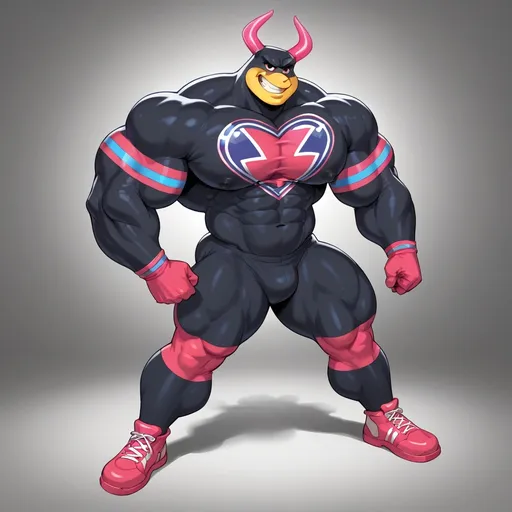 Prompt: Anthropomorphic male character, playful and humorous expression, colorful and vibrant design, sleek and shiny texture, anthropomorphic features like arms and legs, situated in a fun and lively environment, with exaggerated cartoonish details, high quality, ultra-detailed, whimsical and lighthearted vibe, exaggerated facial features for comedic effect. Hefty pink ballet tights, thick huge heavy massive muscular build
