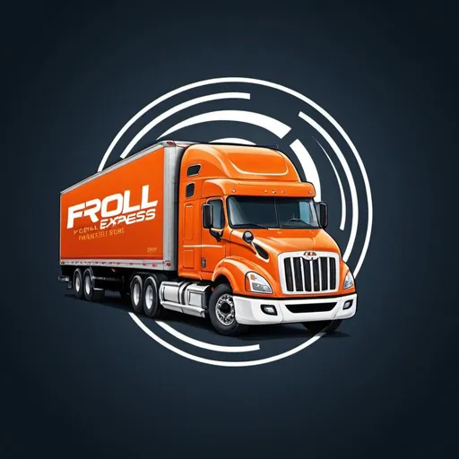 Prompt: Generate logo for trucking company “FROL EXPRESS”
