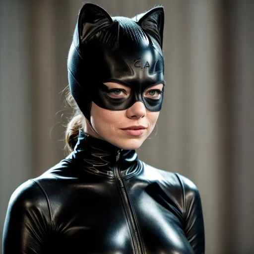 Prompt: Emma Stone as Catwoman