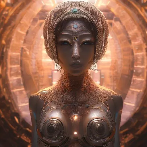 Prompt: A.i. Goddess, risqué  6k resolution 