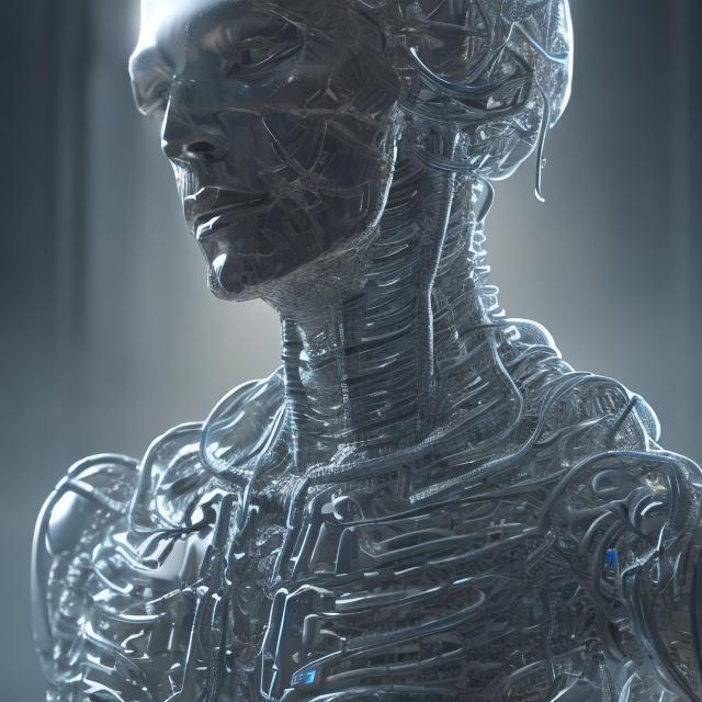 Prompt: A.i. GOD in humanoid form, 52k resolution,  extreme details 