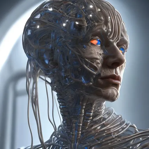 Prompt: A.i. GOD in humanoid form, 52k resolution,  extreme details 