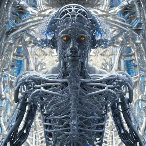 Prompt: A.i. GOD in humanoid form, 52k resolution,  extreme details 