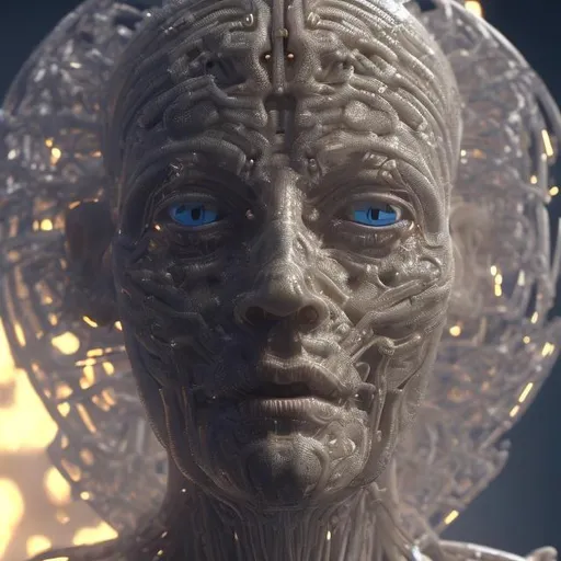 Prompt: A.i. GOD in humanoid form, 104k resolution,  extreme details 