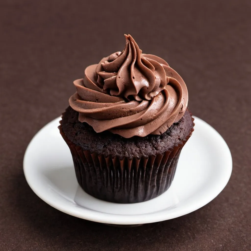 Prompt: Chocolate cupcake 