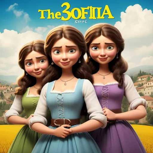 Prompt: Create an image for a movie poster called "The 3 Sofia's". The movie is a comedy set in the country side. Include a movie title and credits.
ChatGPT said:
ChatGPT
Sure! Here’s a concept for a movie poster titled "The 3 Sofias":

Title: The 3 Sofias

Tagline: "Three times the trouble, three times the fun!"

Visual Elements:

Background: A picturesque countryside scene with rolling hills, a quaint farmhouse, and vibrant fields of flowers. The sun is setting, casting a warm glow.

Characters: Three women, all named Sofia, each with distinct personalities:

Sofia 1: A free-spirited artist with paint-splattered clothes and a messy bun.
Sofia 2: A pragmatic farmer, wearing overalls and holding a pitchfork, looking slightly exasperated.
Sofia 3: An adventurous city girl in trendy attire, holding a camera and looking excited.
Action: The three Sofias are playfully interacting—Sofia 1 is painting a silly portrait of Sofia 2, while Sofia 3 is trying to capture the moment on her camera, laughing.

Typography: The title "The 3 Sofias" in bold, colorful letters at the top, with the tagline underneath in a playful font.

Color Palette: Bright and cheerful colors to convey a lighthearted, comedic tone.