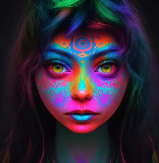 Prompt: enhance image and make it more colorful and psychedelic