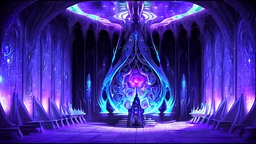 Prompt: Galactic high council of aliens in a cathedral chamber, psychedelic detail, high quality, surreal, vibrant colors, intricate alien features, grand architecture, raised platform, otherworldly atmosphere, majestic lighting, cosmic setting, detailed and ornate design, surreal, psychedelic, alien council, cathedral architecture, vibrant colors, surreal lighting, majestic atmosphere