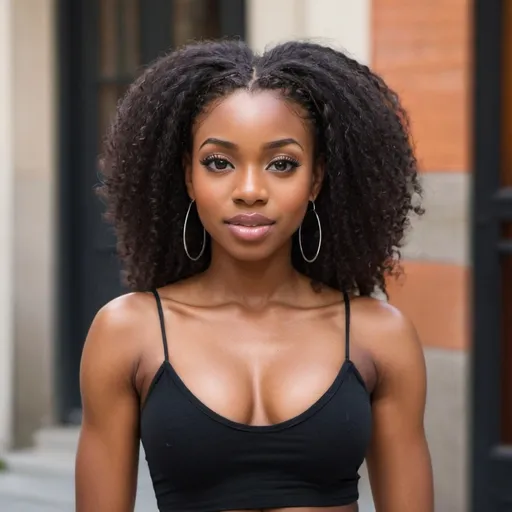 Prompt: Random beautiful black woman