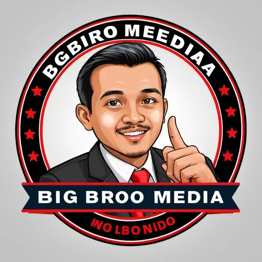 Prompt: buat logo "bigbro media" untuk website yang berkaitan dengan advertising