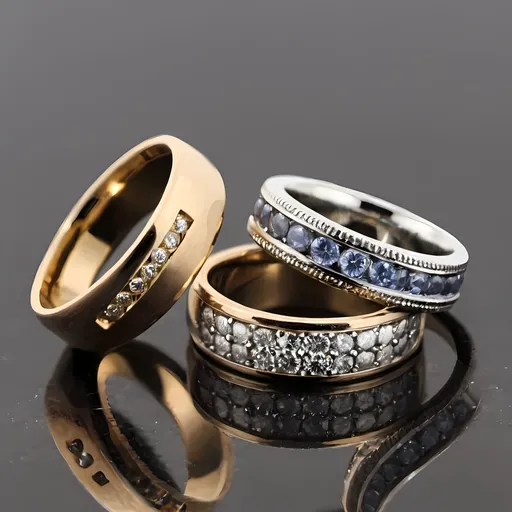 Prompt:  Men's and women's rings