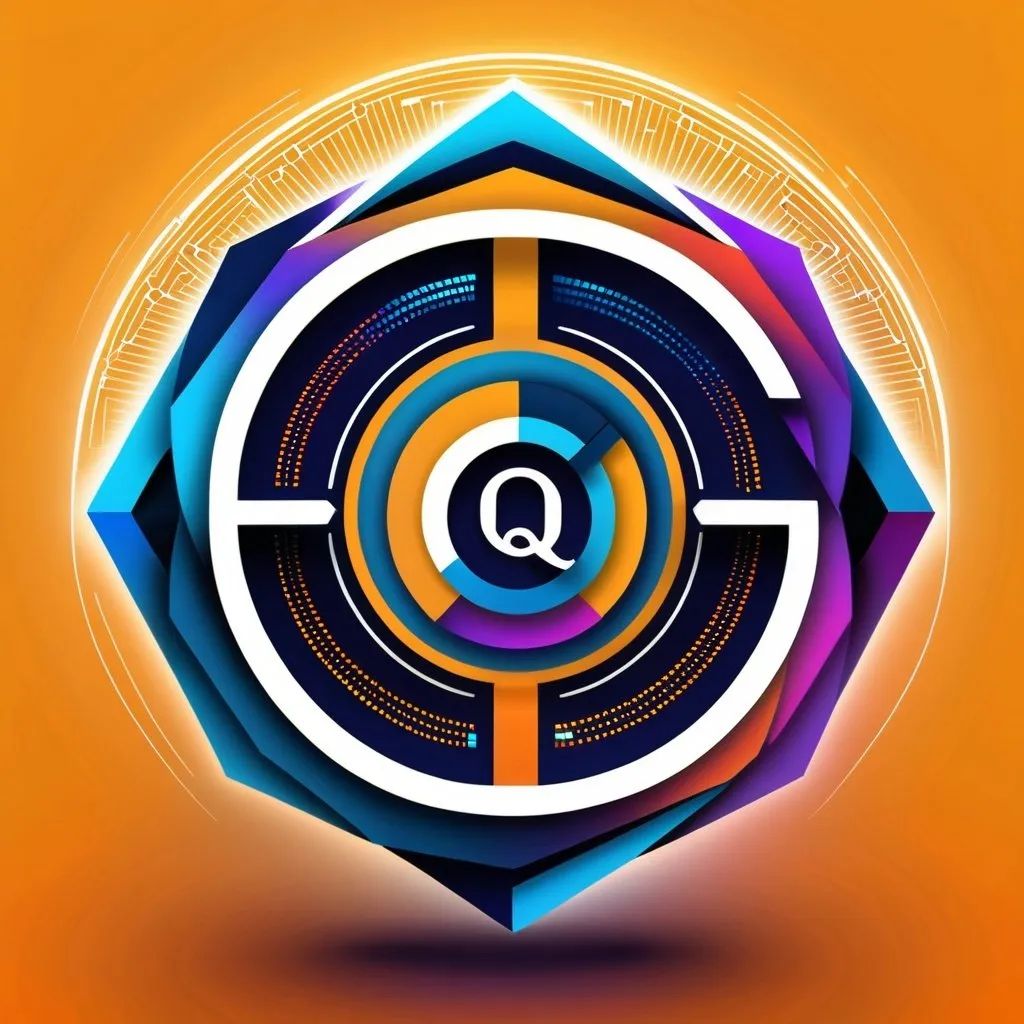 Prompt: Create a visually captivating logo for Quantum Leap (QL), a cutting-edge cryptocurrency that utilizes quantum cryptography and blockchain technology to revolutionize digital finance. Incorporate elements of quantum technology, security, and innovation while maintaining a modern and dynamic aesthetic. The logo should resonate with a global audience and convey the project's commitment to security, scalability, and interoperability. Remember to consider the target market and the key features of Quantum Leap when designing the logo.