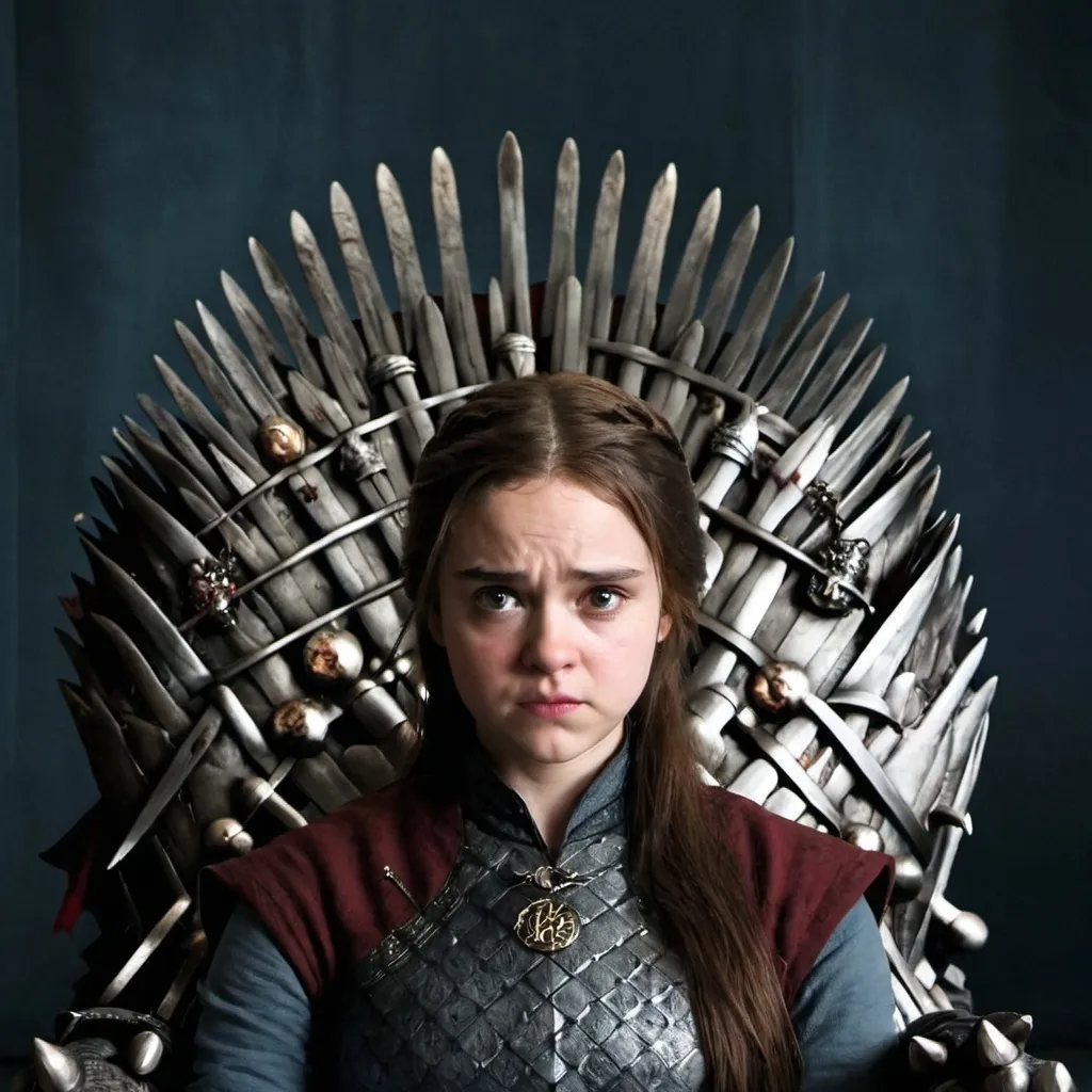 Prompt: A girl who hates Game of Trones