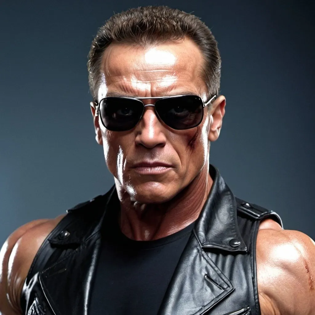 Prompt: jean-claude van damme as T-800