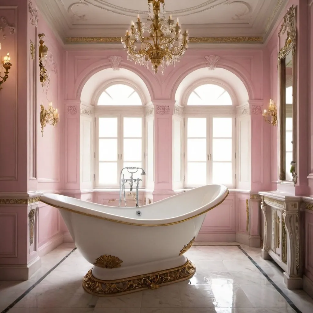 Prompt: Special bath for princess from 1 century