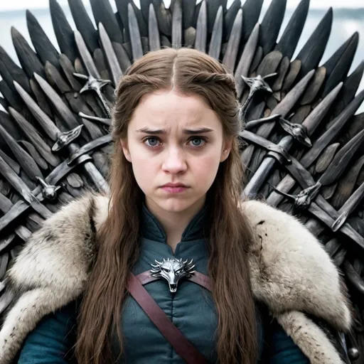 Prompt: A girl who hates Game of Trones