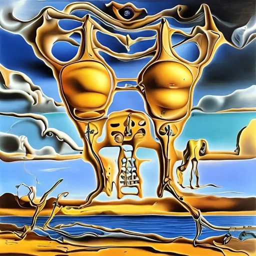 Prompt: aliens by "Salvador Dali"
