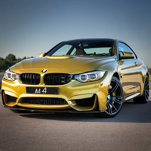 Prompt: a bmw m4 photoshoot pic