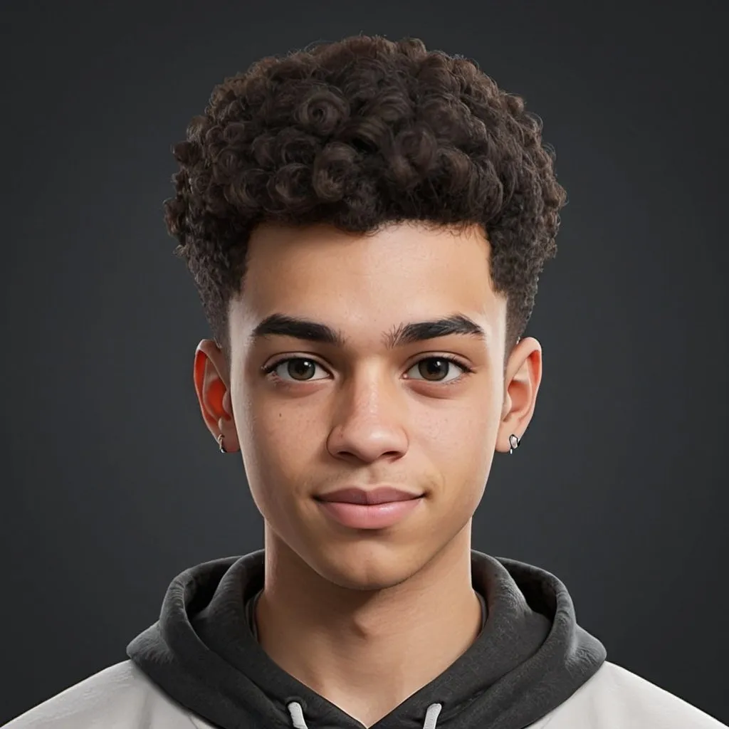 Create a light skin 22 years old boy gamer